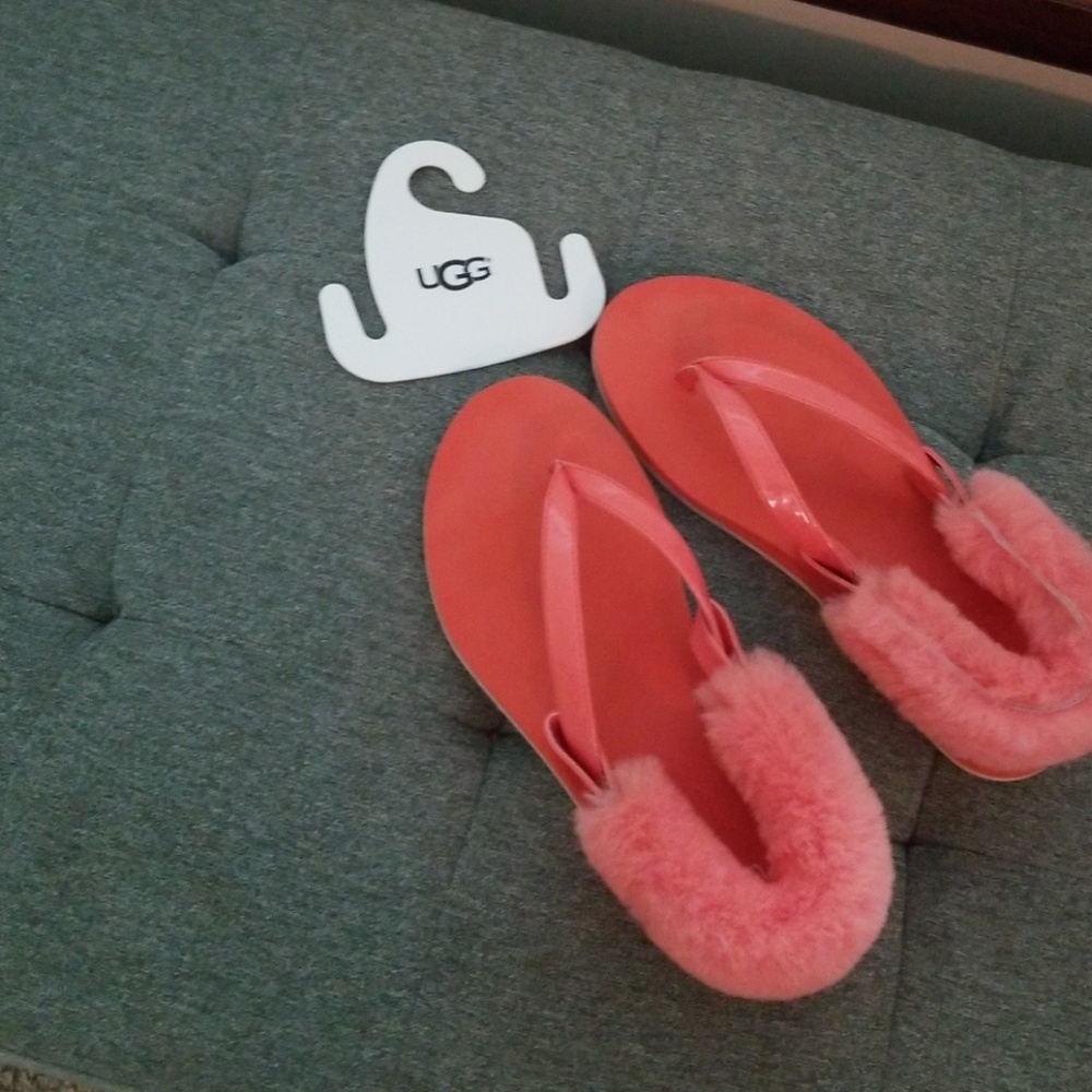 UGG flip flops gently worn